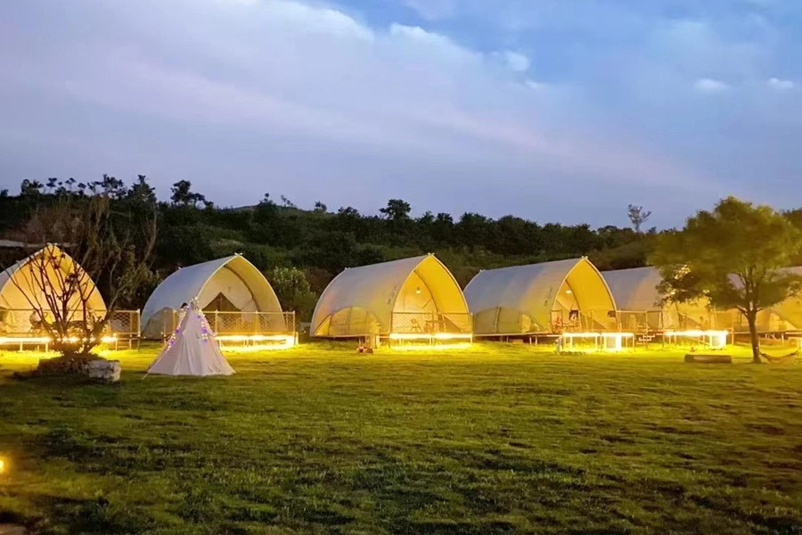 geodesic dome yurt