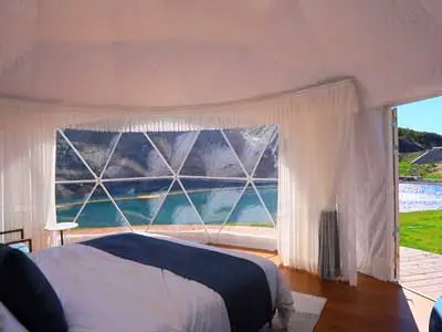 geodesic dome kit glamping