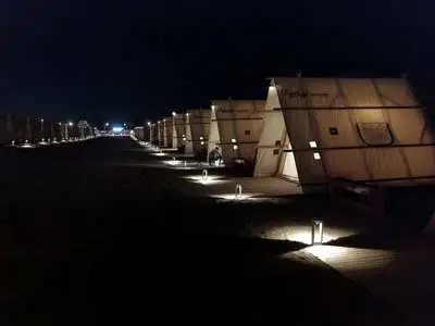 large luxury camping tents