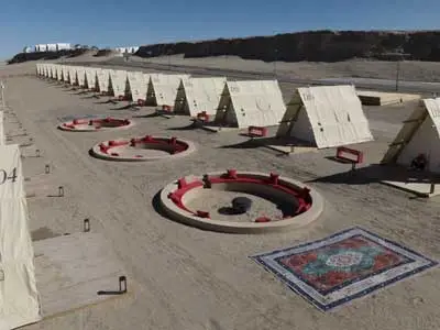 large luxury tent