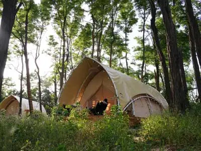 luxury big camping tents