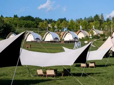 safari tent glamping lake district