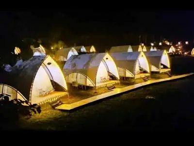 safari tent peak district