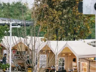 a frame tent