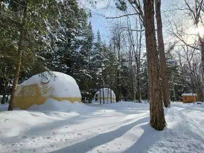 luxury yurt home