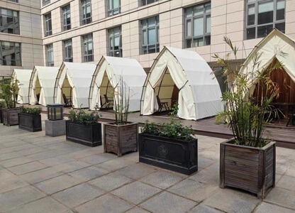 large pop up tent