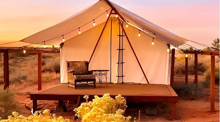 Customization of Our Glamping Tent