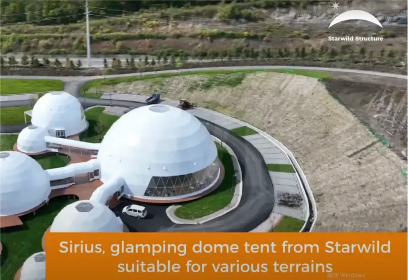 Glamping Dome Tent In China