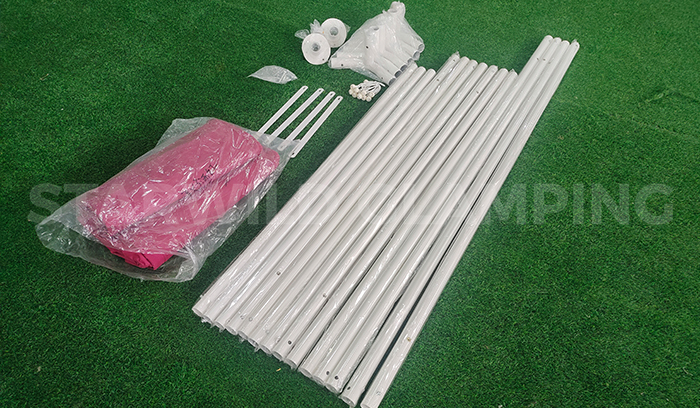 steel tent pole