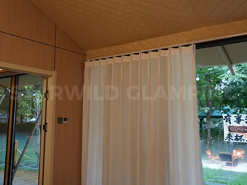 interior of Safari tent