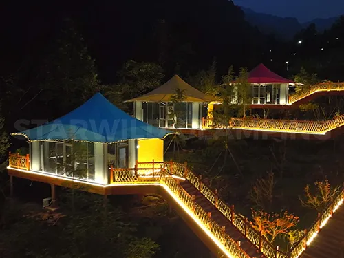 libra luxury glamping tent case