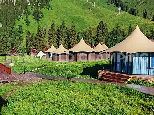 libra luxury glamping tent