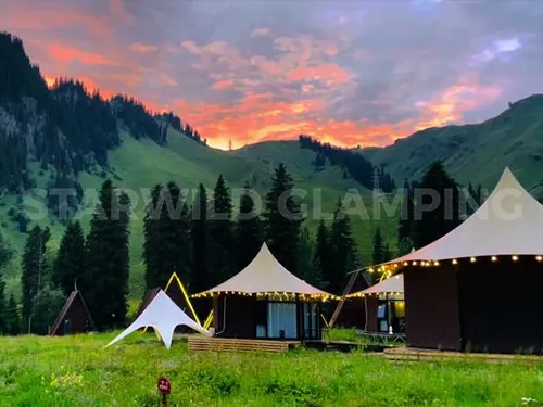 libra luxury glamping tent