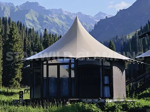 libra luxury glamping tent