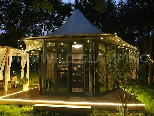 libra luxury glamping tent