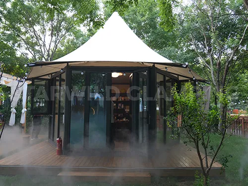 libra luxury glamping tent