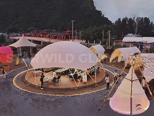 Vega glamping dome tent