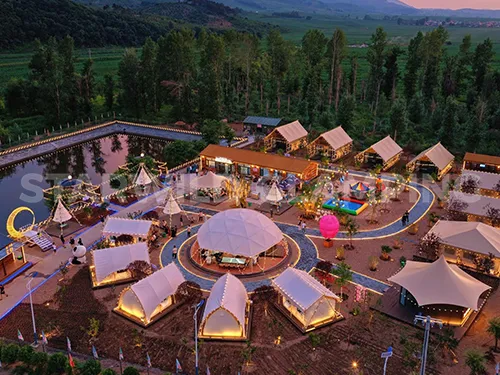 starwild glamping tent resort