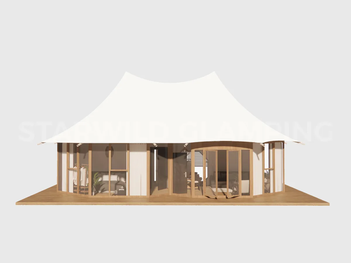 libra d luxury glamping tent 1