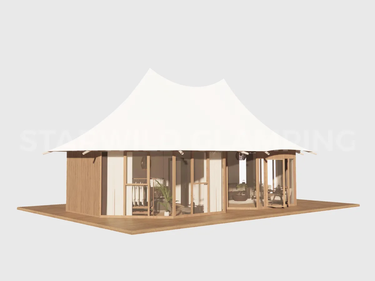 libra d luxury glamping tent 2