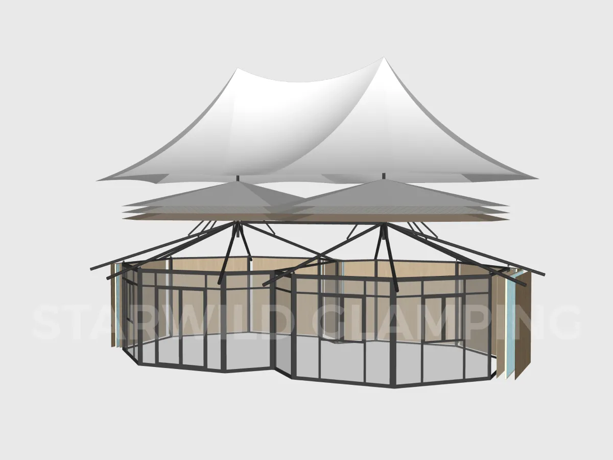 libra d luxury glamping tent 3