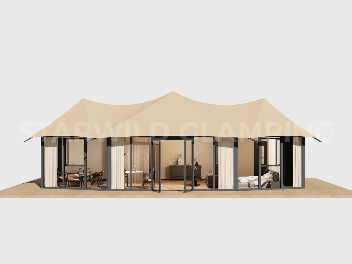 libra t luxury glamping tent 1