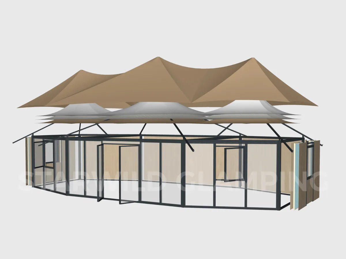 libra t luxury glamping tent 3