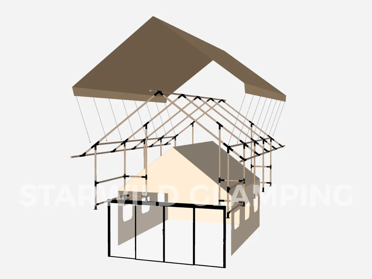 jupiter glamping safari tent 2