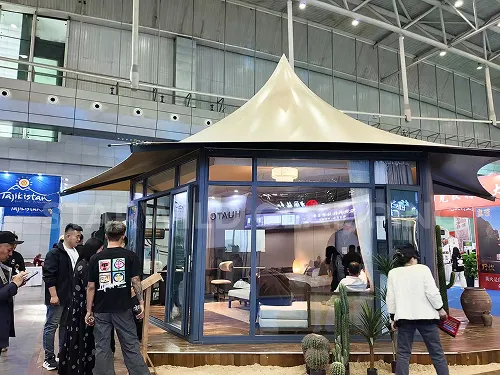 luxury glamping hotel tent 2