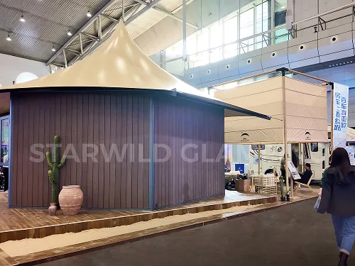 luxury glamping hotel tent 3