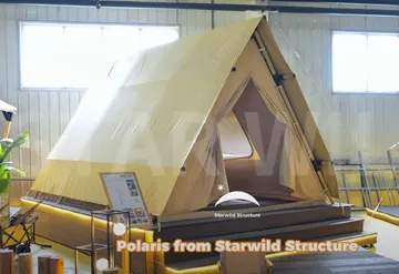 Triangle-Shaped Safari Lodge Tent