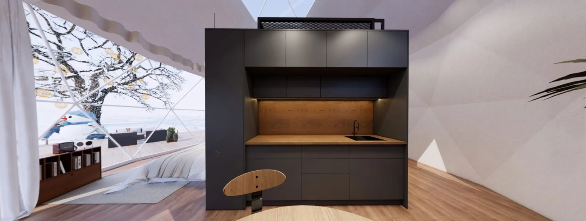 Modular Glamping Bathroom