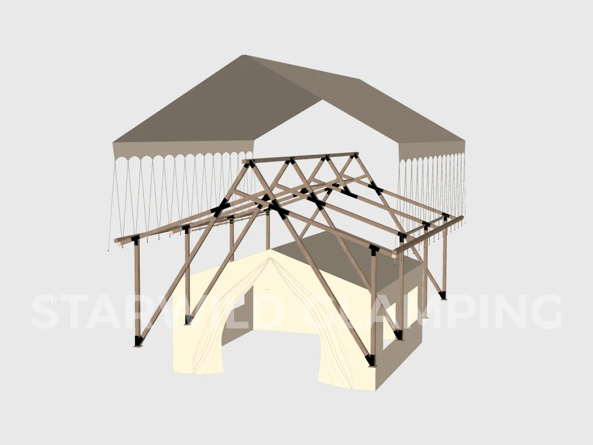 Hexagram Safari Lodge Tent