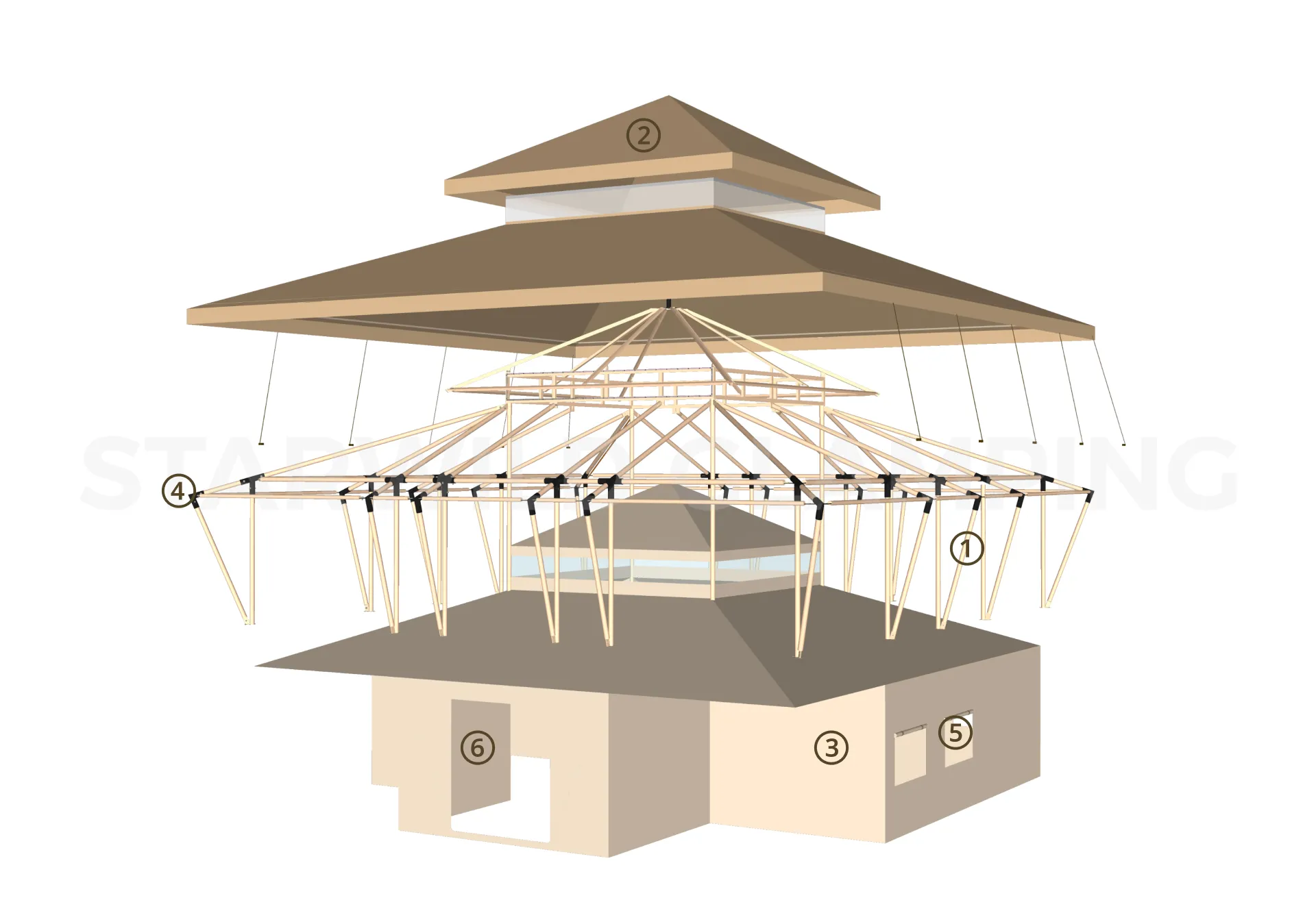 Saturn Safari Lodge Tent Design & Configuration