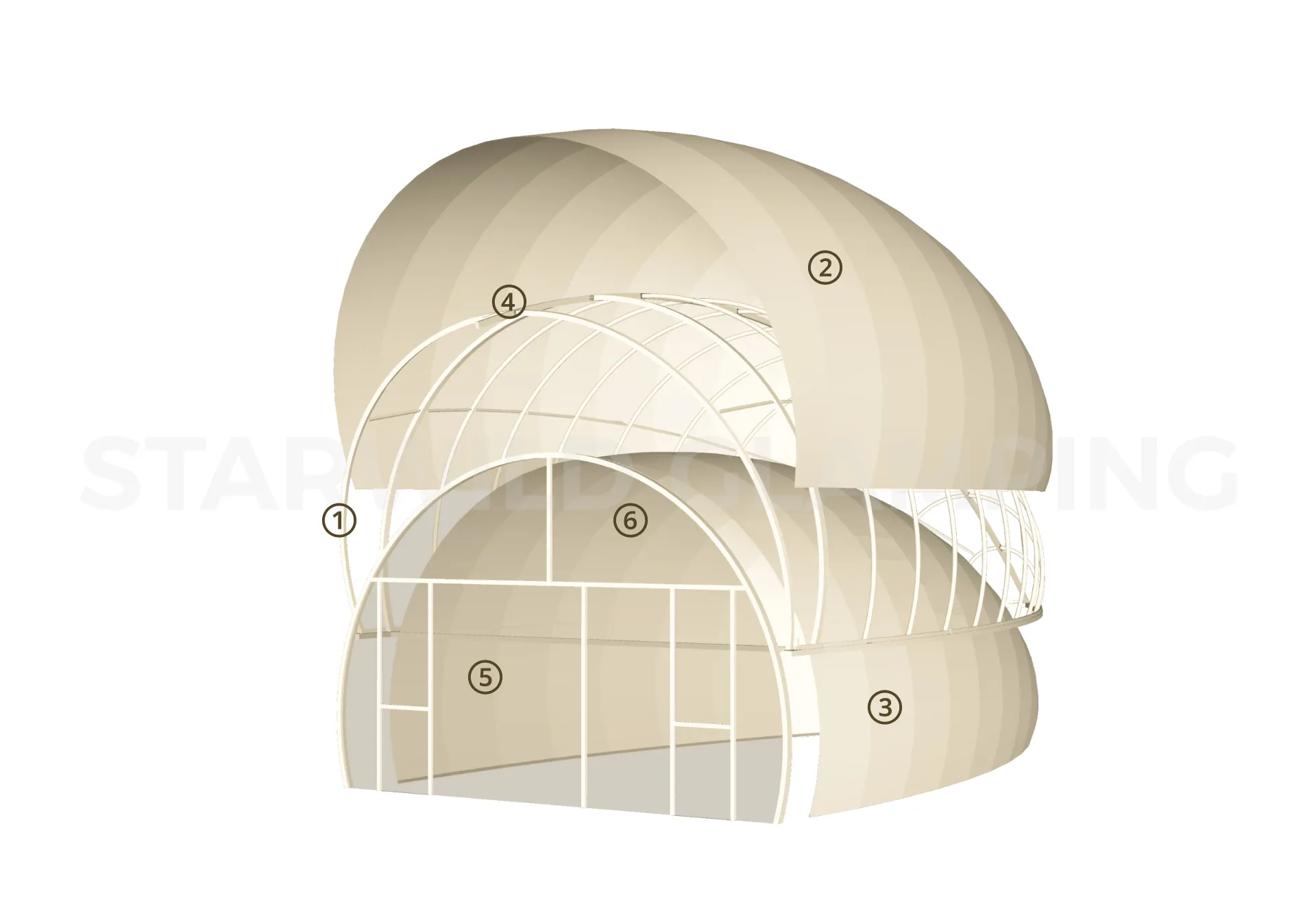 Aquarius Luxury Glamping Tent Design & Configuration