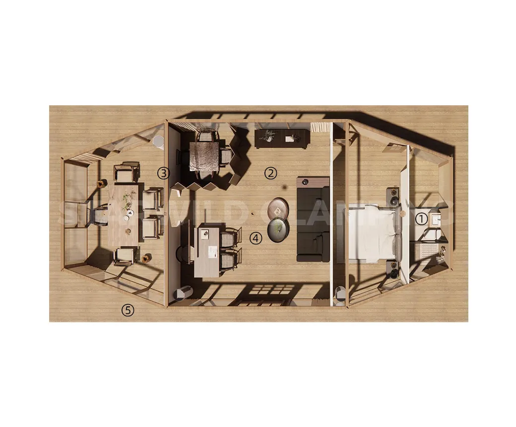 Interior Features of Libra Luxury Glamping Tent