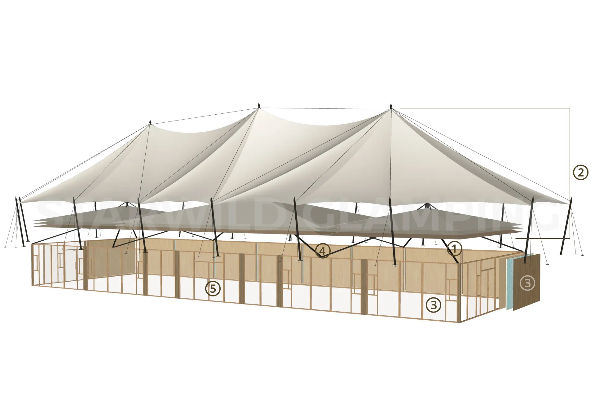 Virgo Luxury Glamping Tent Design & Configuration