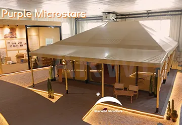 Starwild Purple Microstar Safari Tent for Resort