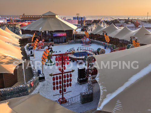 Starwild Custom Luxury Event Tent Project in Chagan Lake Scenic Area