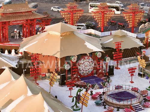 Starwild Custom Luxury Event Tent Project in Chagan Lake Scenic Area