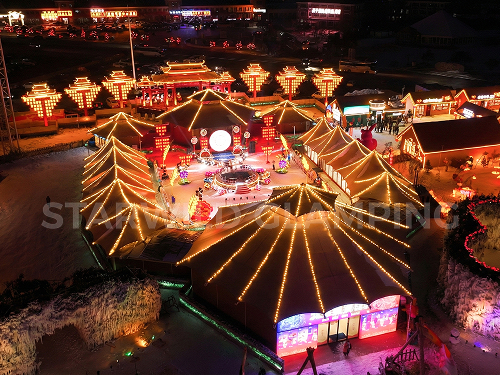 Starwild Custom Luxury Event Tent Project in Chagan Lake Scenic Area