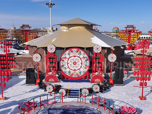 Starwild Custom Luxury Event Tent Project in Chagan Lake Scenic Area