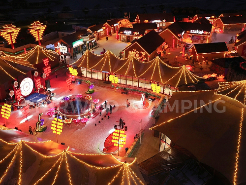 Starwild Custom Luxury Event Tent Project in Chagan Lake Scenic Area