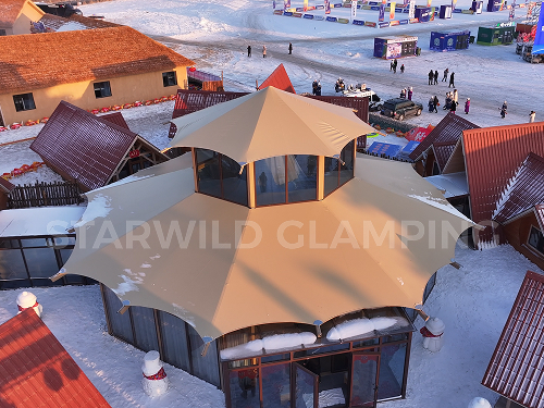 Starwild Custom Luxury Event Tent Project in Chagan Lake Scenic Area