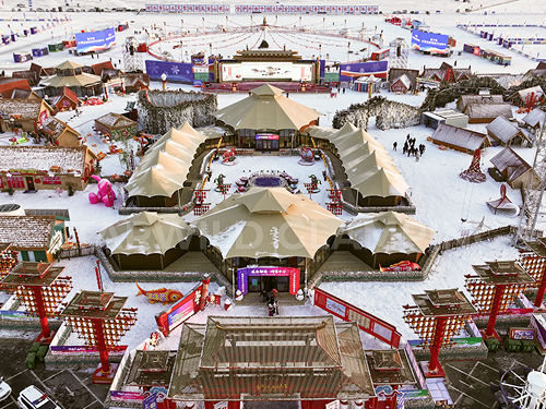 Starwild Custom Luxury Event Tent Project in Chagan Lake Scenic Area