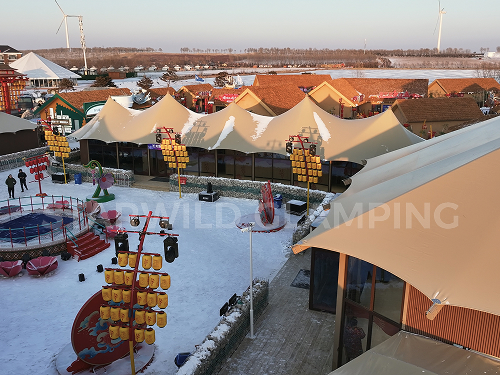 Starwild Custom Luxury Event Tent Project in Chagan Lake Scenic Area