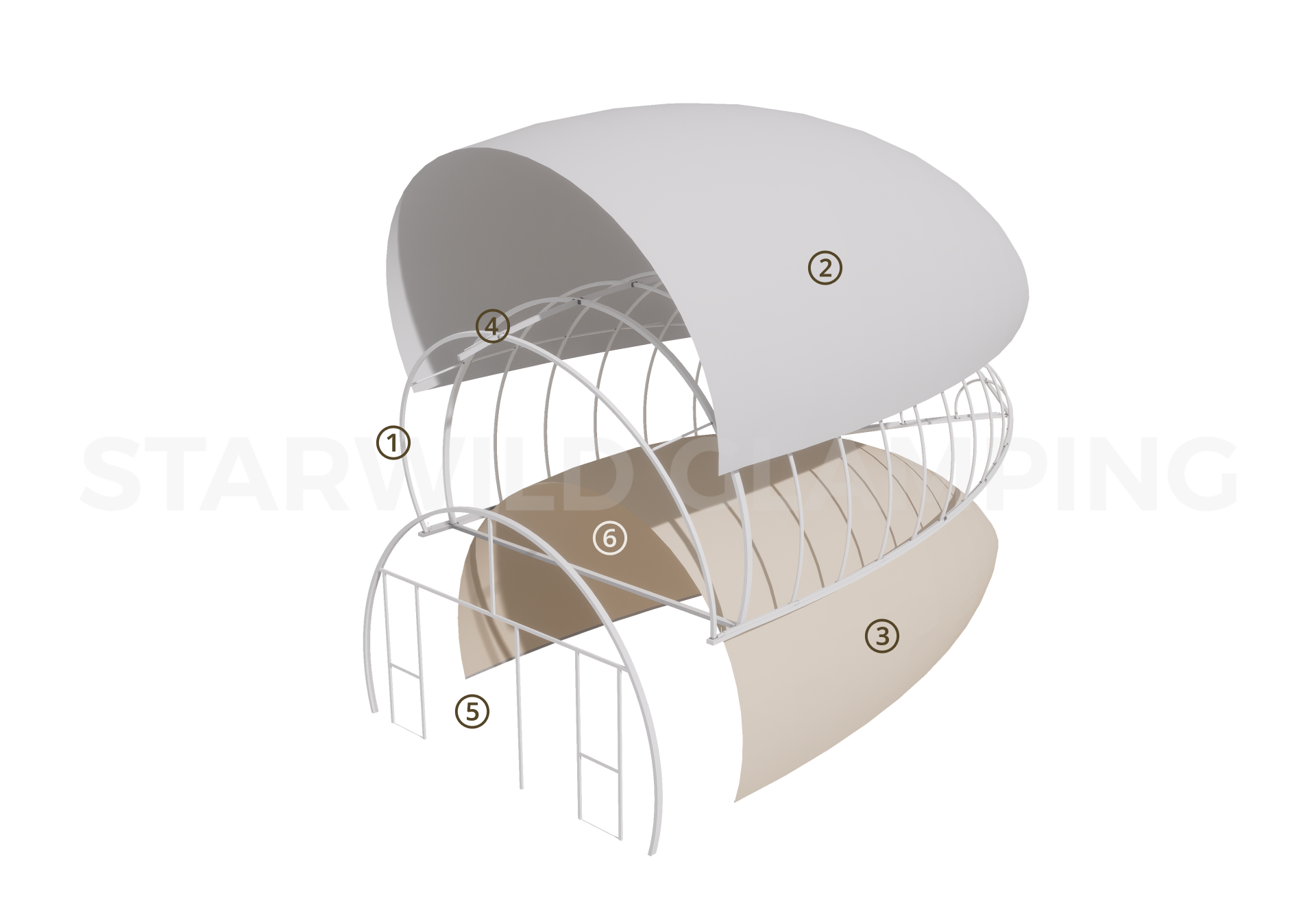 Aquarius Luxury Glamping Tent Design & Configuration