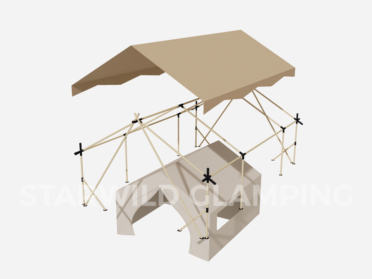 glamping safari tent