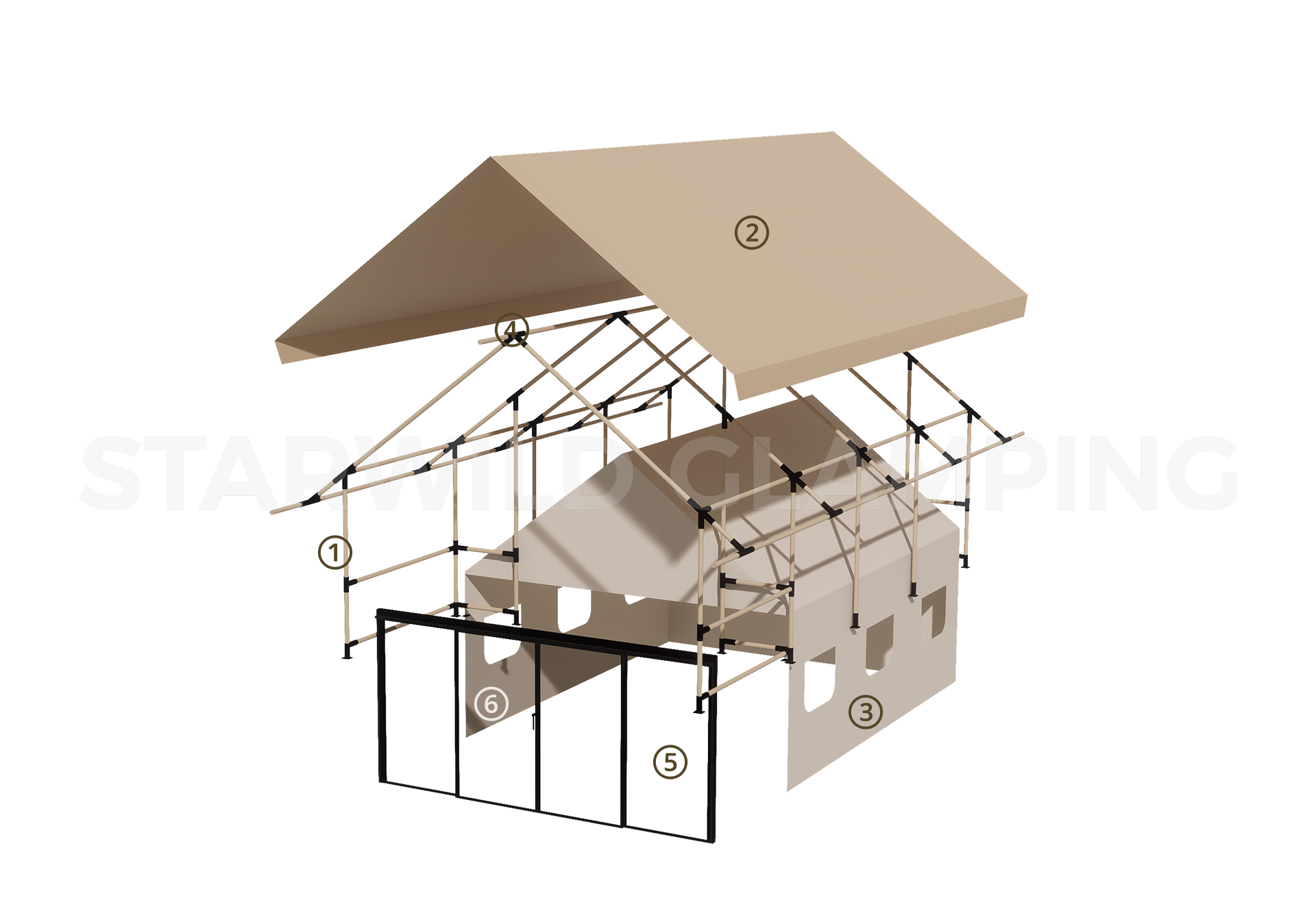 Jupiter Safari Lodge Tent Design & Configuration
