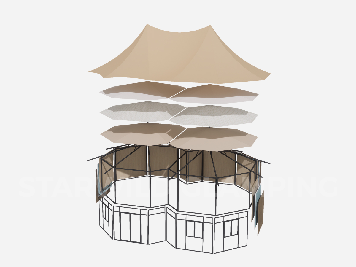 libra d luxury glamping tent 3